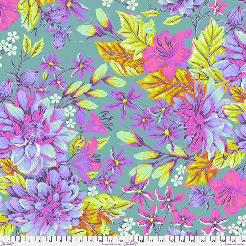 PREORDER Tula Pink's Untamed - Backing Fabric Wide 108"- Hello Dahlia Cosmic   *ETA October 2024*