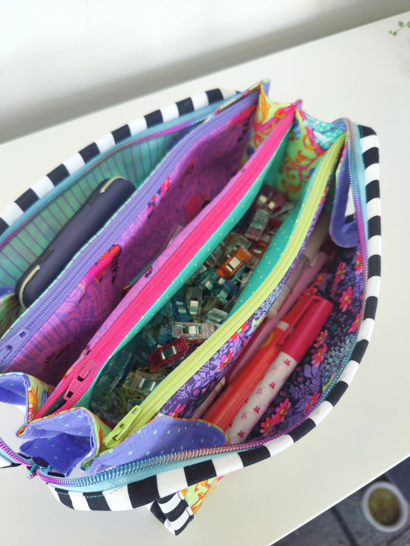 Tula Pink's Tiny Beasts Sew Together Pouch