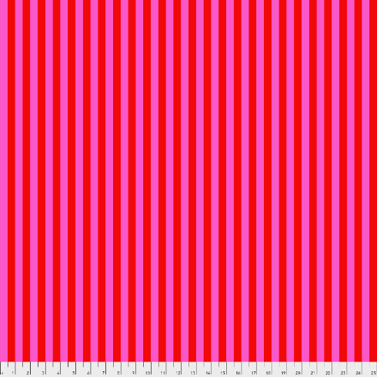 Tula Pink's Stripes - Peony