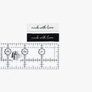 Made with Love, Sew-on Cotton Labels by KATM, pack of 6
