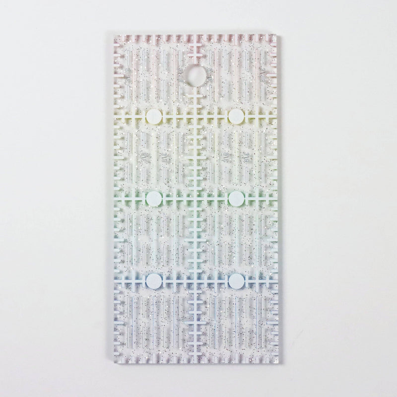 Rainbow Gradient | Glitter - 4" x 2" Ruler