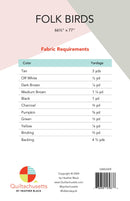 Folk Birds Quilt Pattern by Quiltachusetts