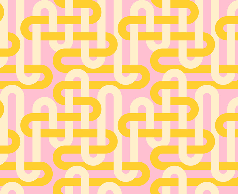 Emily VanHoff, Groove - Woven, Sorbet