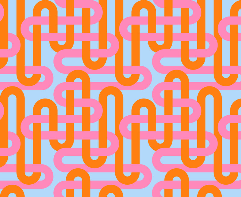 Emily VanHoff, Groove - Woven, Summer Sky