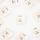 Started Finished Organic Cotton Sewing and Quilting Labels by Sarah Hearts, Set of 8