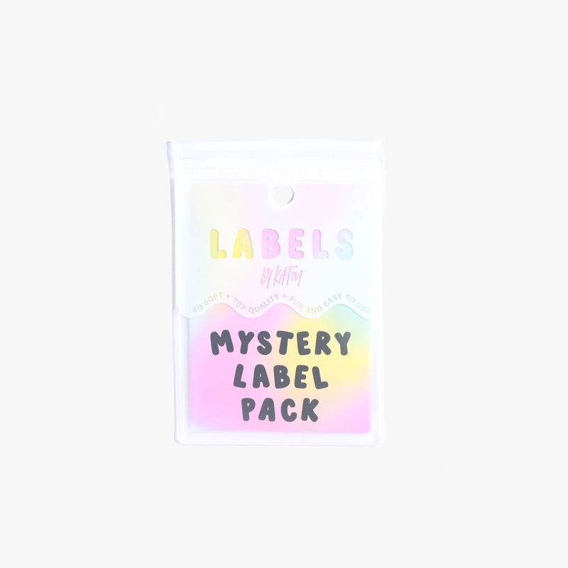 Mystery Label Pack, Sew-on Cotton Labels by KATM, pack of 6