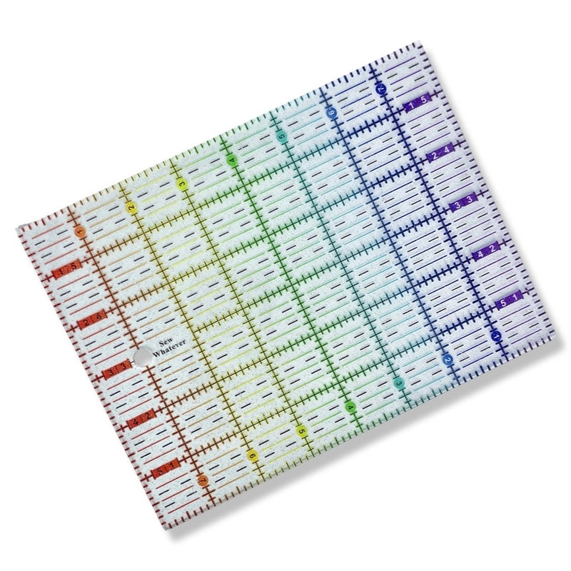 Rainbow Glitter 6" x 8" Ruler