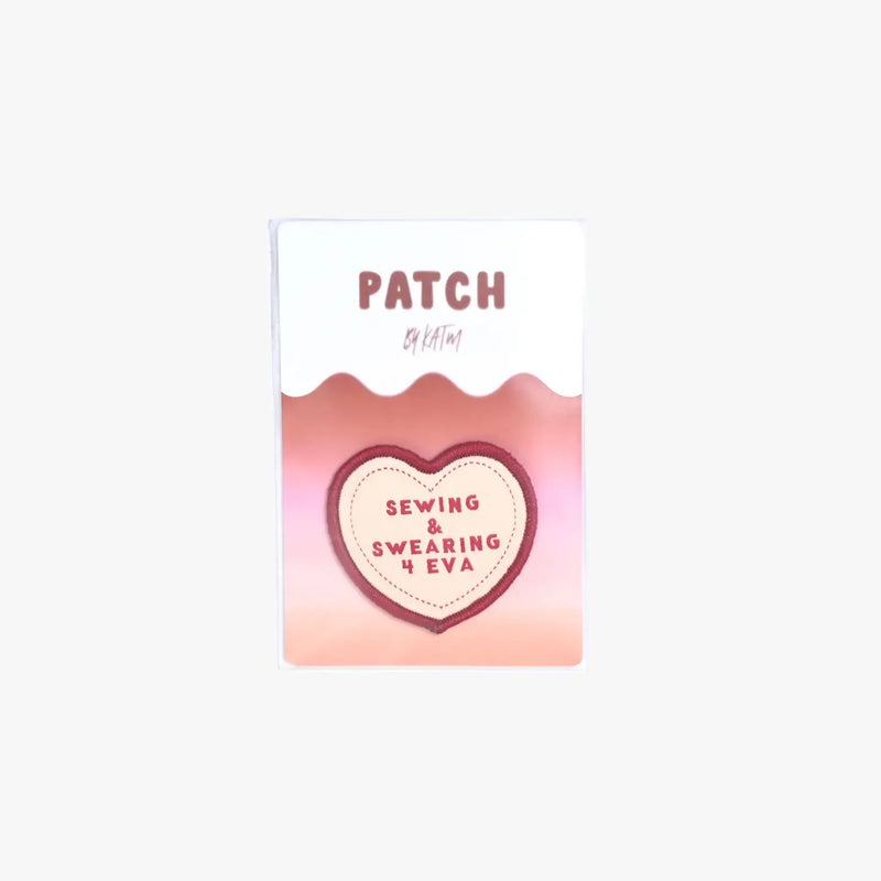 Swearing & Sewing 4 Eva Iron-on Patch by KATM