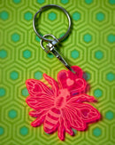 Tula Pink Bee Key Fob