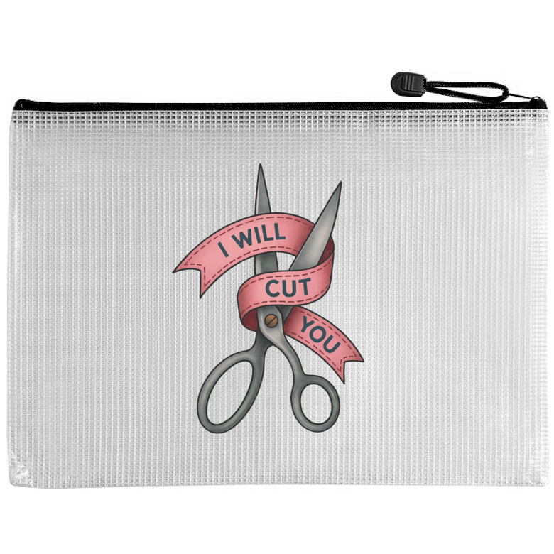 Snarky Project Bags - I Will Cut You