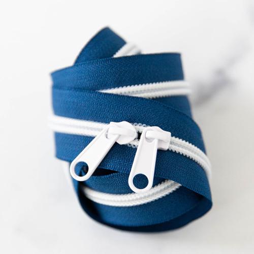 Navy 30" Long Double Sided