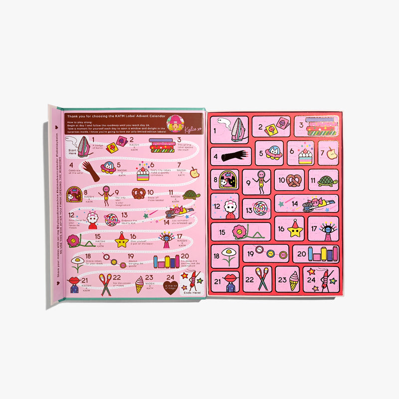 PREORDER - KATM 2025 24 window Advent Calendar, 65 labels