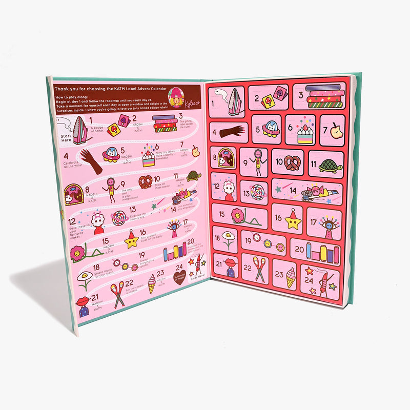 PREORDER - KATM 2025 24 window Advent Calendar, 65 labels