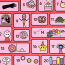 KATM 2025 24 window Advent Calendar, 65 labels