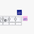 Aunty Made It Sew-on Cotton Labels by KATM, pack of 6
