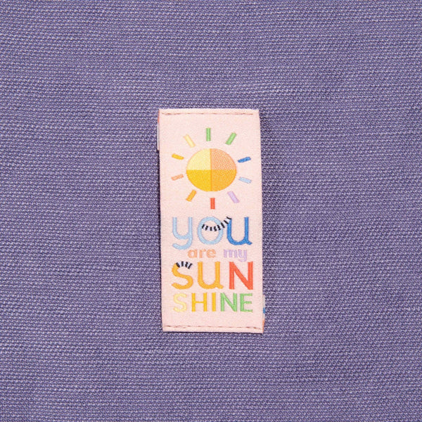You Are My Sunshine, Sew-on Labels by KATM, pack of 6