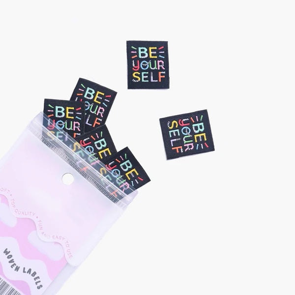 Be Yourself, Sew-on Labels by KATM, pack of 6