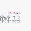 Good Enough, Sew-on Cotton Labels by KATM, pack of 6