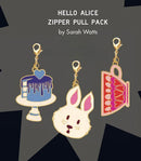 Hello Alice Zipper Pull 3ct by Ruby Star Society
