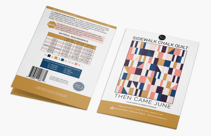 Sidewalk Chalk Quilt Pattern - By Then Came Jane