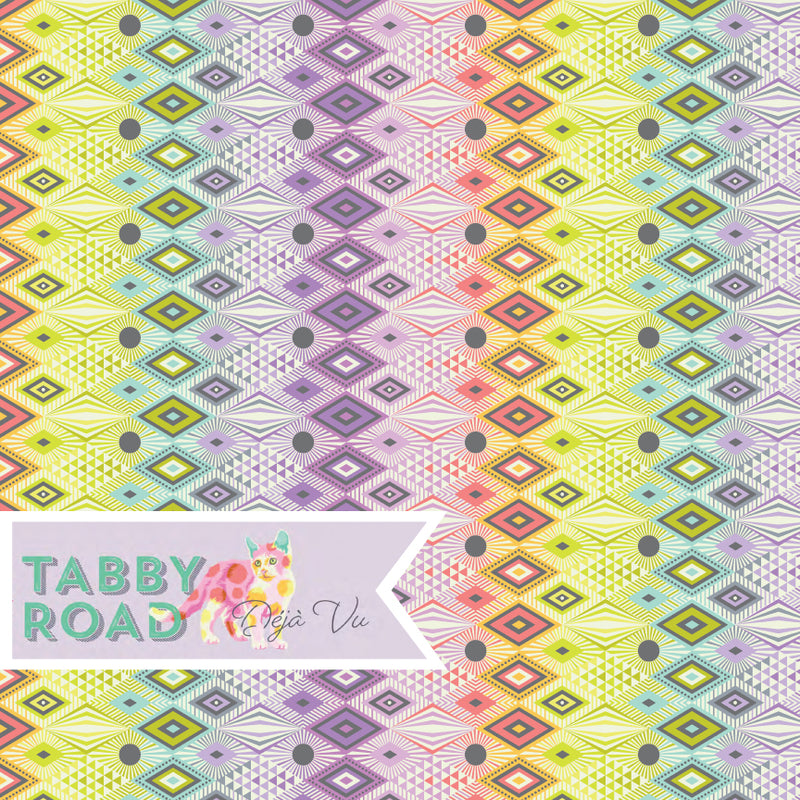 PREORDER Tula Pink's Tabby Road Déjà Vu - Disco Lucy - Prism *July 2024