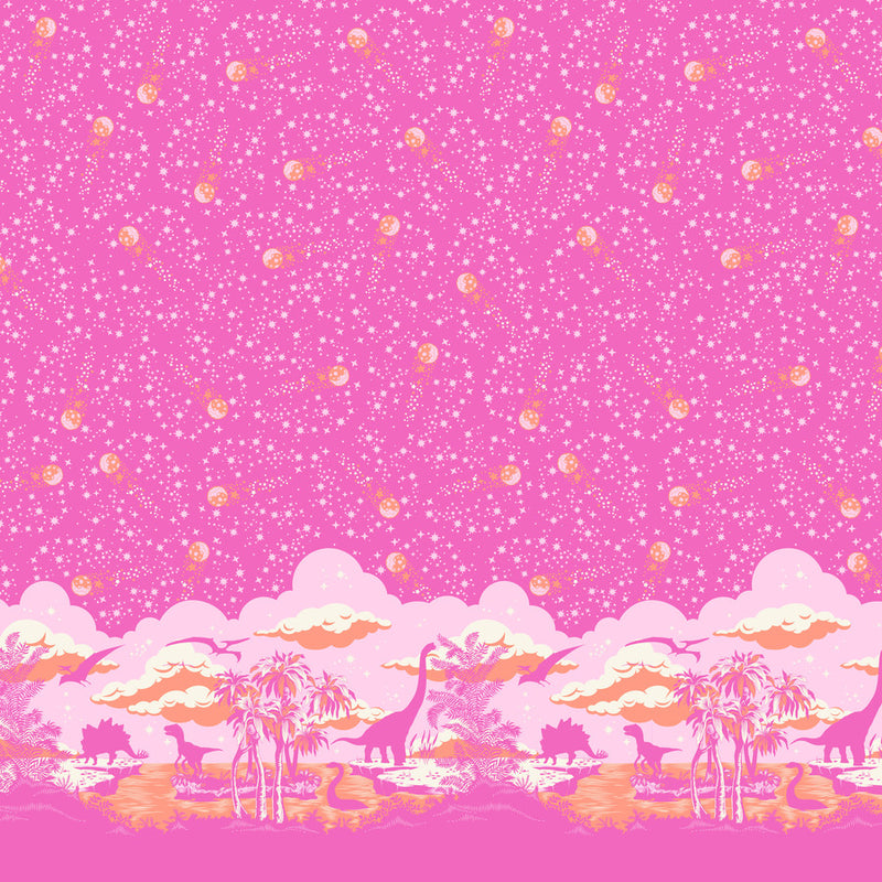 Tula Pink's ROAR!, Meteor Shower - Blush