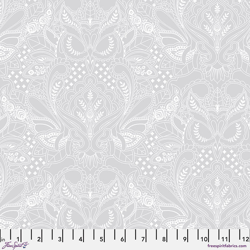 Tula Pink's 2025 True Colors - Ghost Owl, Whisper Colorway