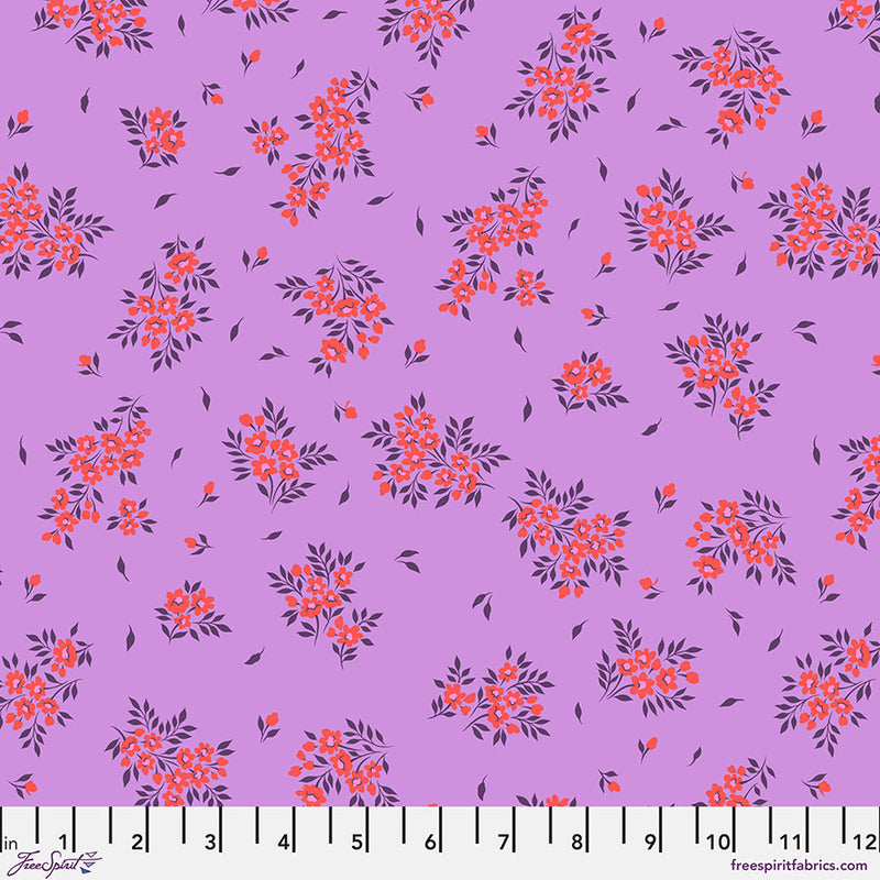 Tula Pink's 2025 True Colors - What a Ditz, Heliotrope Colorway