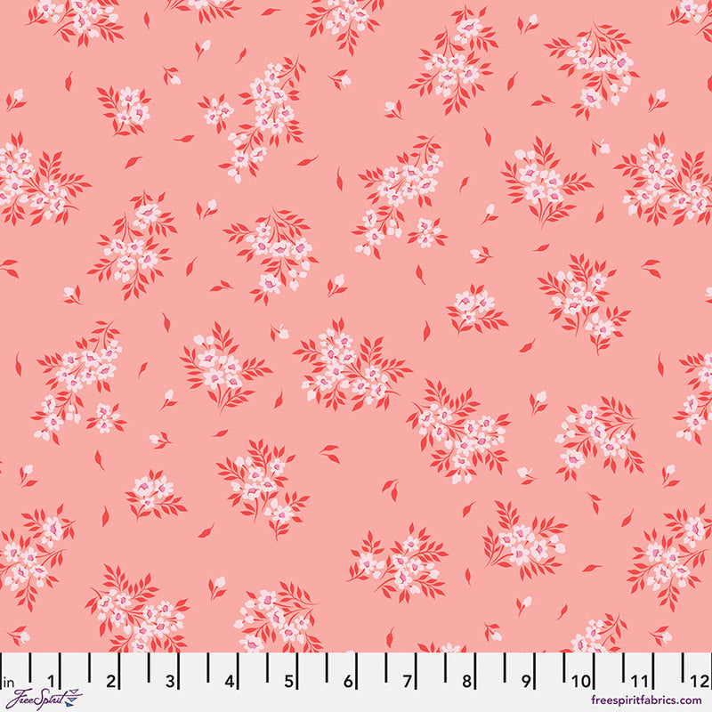 Tula Pink's 2025 True Colors - What a Ditz, Peachykeen Colorway
