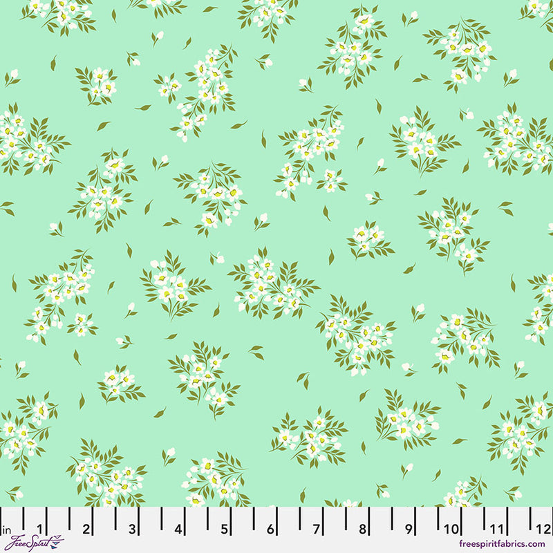 Tula Pink's 2025 True Colors - What a Ditz, Spearmint Colorway