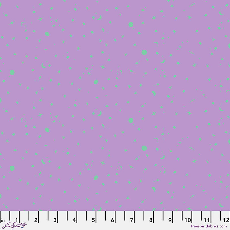 Tula Pink's 2025 True Colors - Space Sprinkle, Frozenberry Colorway