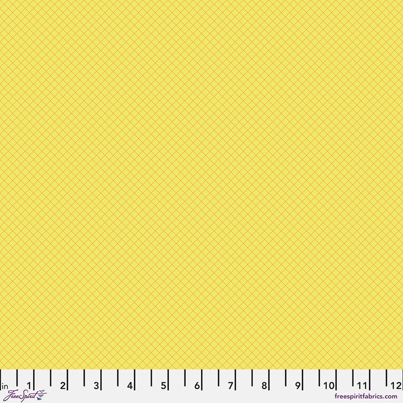 Tula Pink's 2025 True Colors - On the Grid, Highlighter Colorway