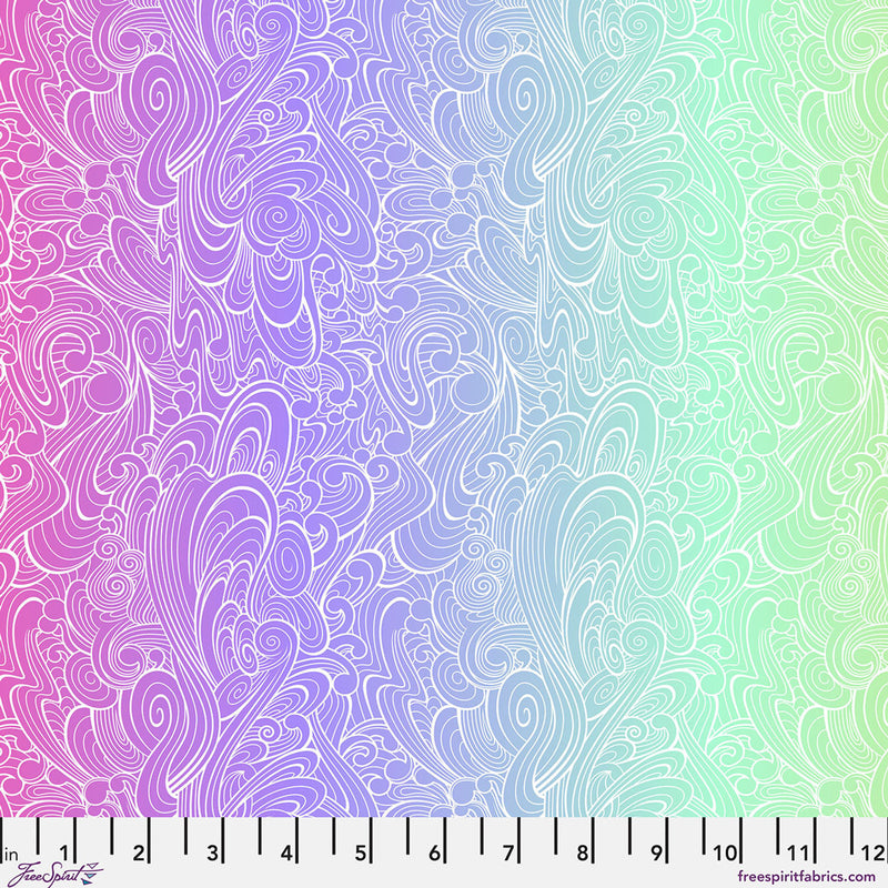 PREORDER Tula Pink's Riptide - Deep Dive || Floral Reef *ETA April 2026*