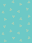 Flowerland by Melody Miller for Ruby Star Society - Posies in Turquoise