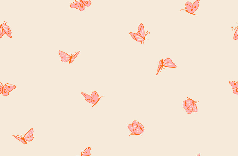 Flowerland by Melody Miller for Ruby Star Society - Butterflies in Natural