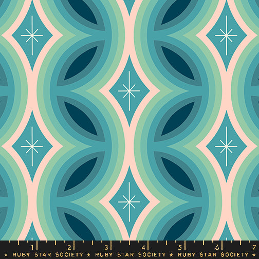 Melody Miller, Juicy, for Ruby Star Society, Rattan in Turquoise