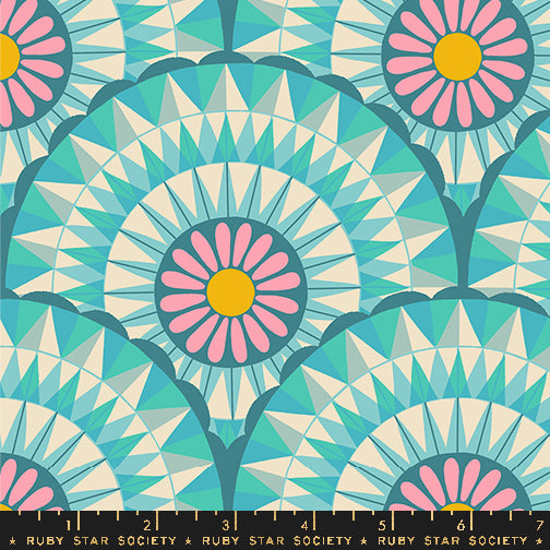 Carousel Carousels in Turquoise by Melody Miller - Ruby Star Society