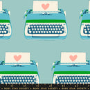 Best Day Ever, Typewriters in Turquoise, by Melody Miller - Ruby Star Society