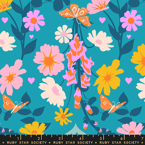 Best Day Ever, Foxgloves in Summer Sky, by Melody Miller - Ruby Star Society