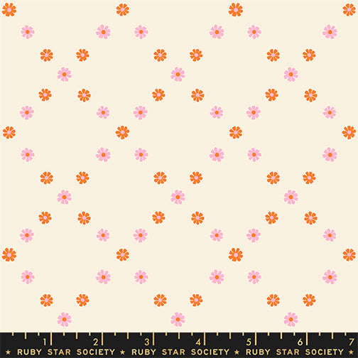 Best Day Ever, Best Day Ever, Diamond Flowers in Posy Orange, by Melody Miller - Ruby Star Society, by Melody Miller - Ruby Star Society (Copy)