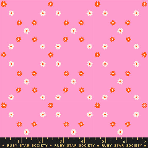 Best Day Ever, Diamond Flowers in Flamingo, by Melody Miller - Ruby Star Society