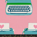 Best Day Ever, Canvas Typewriters in Posy, by Melody Miller - Ruby Star Society