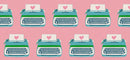 Best Day Ever, Canvas Typewriters in Posy, by Melody Miller - Ruby Star Society