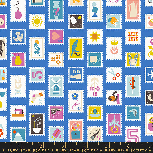 Salutations, Stampy in Lapis, by Rashida Coleman-Hale For Ruby Star Society
