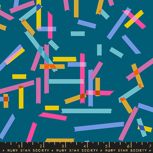 Washi Plus, Washi in Teal, by Rashida Coleman-Hale For Ruby Star Society
