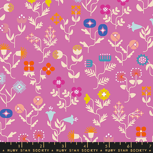 Salutations, Forget Me Not in Heliotrope, by Rashida Coleman-Hale For Ruby Star Society