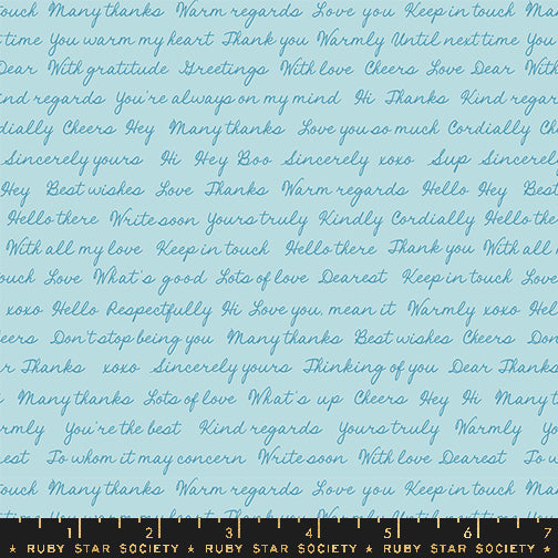 Salutations, Hello Goodbye in Polar, by Rashida Coleman-Hale For Ruby Star Society