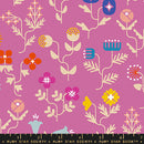 Salutations, Forget Me Not CANVAS in Heliotrope, by Rashida Coleman-Hale For Ruby Star Society