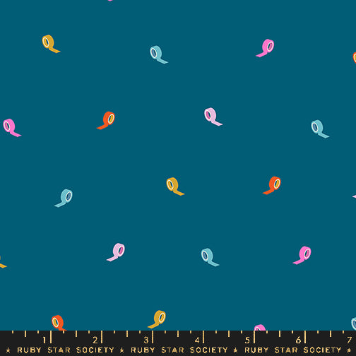 Roll With It in Teal, by Rashida Coleman-Hale For Ruby Star Society
