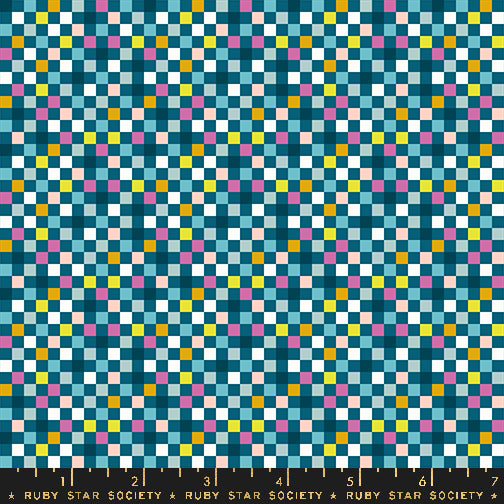 Checkmate in Teal, by Rashida Coleman-Hale For Ruby Star Society